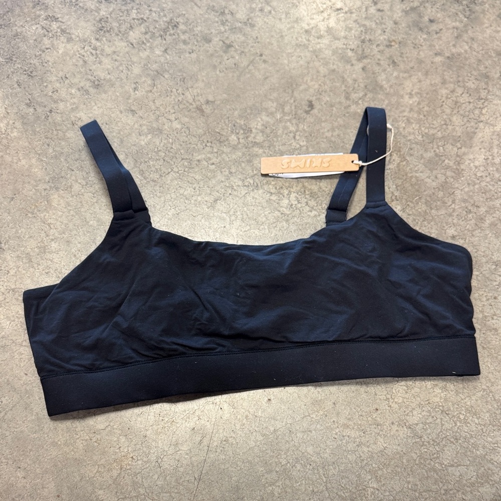 SKIMS Black Seamless Bralette